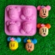 Nhanh tay thạch cao búp bê nhỏ khuôn vẽ tay thạch cao như khuôn silicone mẫu tự làm mẫu giáo mài mòn - Tự làm khuôn nướng khuôn bánh kẹp tàn ong bằng điện