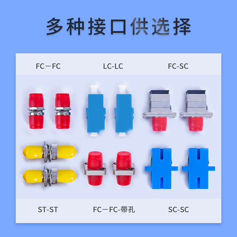 Fiber coupler connector butter lc simplex flange connector SC adapter FC adapter butt head sc fc square mouth round mouth lc flange lc coupler lc to sc carrier grade