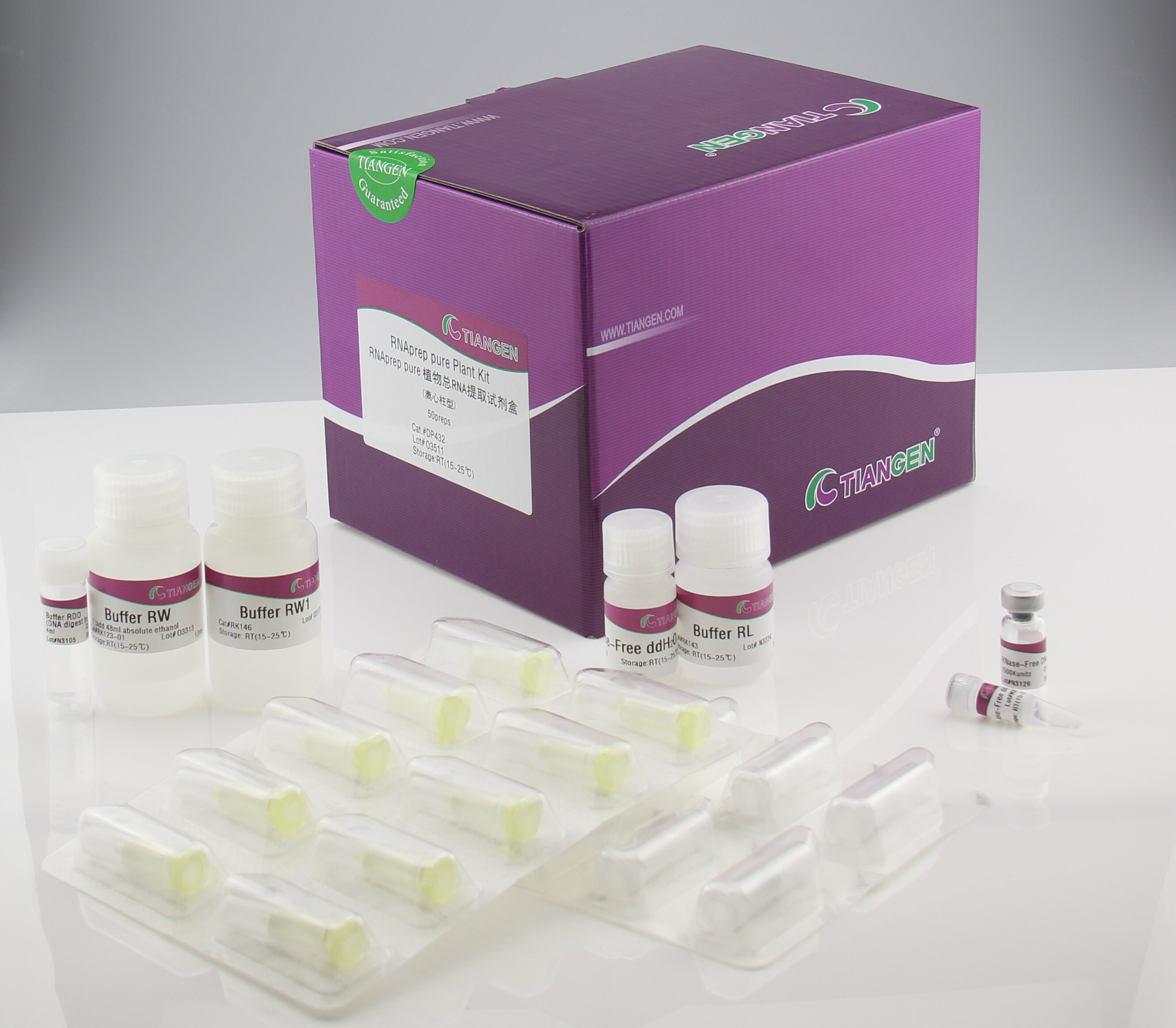 Tiangen Biochemical Technology RNAprep pure Plant Total RNA Extraction Kit DP432 50 times