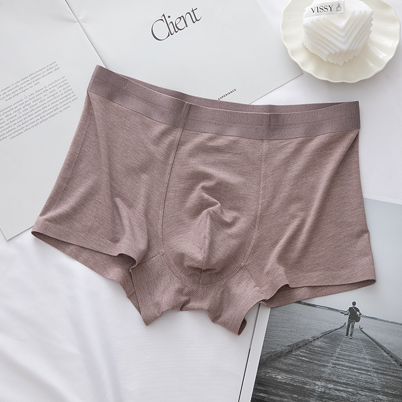 Full of two Dube Cavaliers men without marks a piece of Modeir cationic tidal male mesh flat corner briefs 