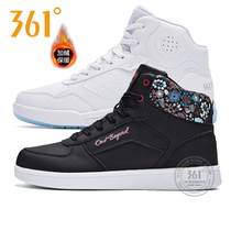 361 Degree Womens shoes sports wool shoes 2020 Winter new warm and wool board shoes 361 classic trend womens board shoes