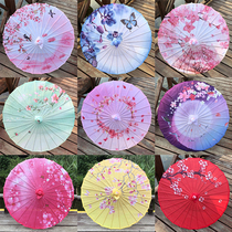 Oil paper umbrella parachute dance show umbrella cheongsam show umbrella decoration classical Jiangnan Chinese style ancient style female Han clothing umbrella