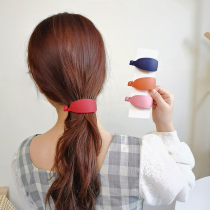 Temperament simple girls headwear sweet head hairclip sub-hairclip cheng ren wang red tail clip Lady ding jia disk hairclip