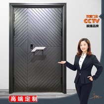 Zhejiang cast aluminum door villa door double door self-built house village door door door