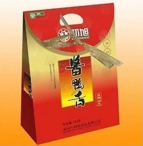 Zhejiang Wenzhou specialty Chuxu brand sauce duck tongue 480g gift box festive gift (original) Wenzhou duck tongue