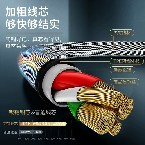 Apple, huawei, мобильный телефон, совместимый универсальный зарядный кабель, 40W, 5A, «три в одном», 2 в 1