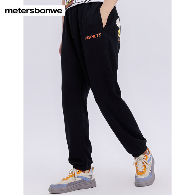 ພາຍໃນປະເທດ Metersbonwe Donald Duck ຮ່ວມຍີ່ຫໍ້ sweatpants ຜູ້ຊາຍ summer ພິມ knitted elastic leggings