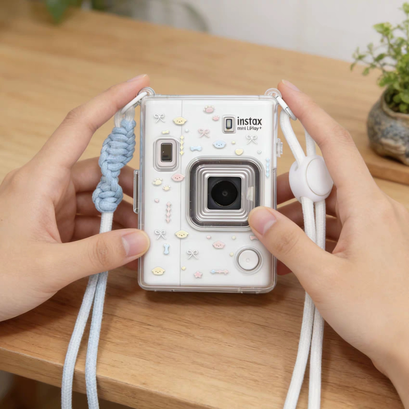 Fujifilm Instax Mini Liplay+ Protective Case Camera Bag Liplay+ Crystal Case Transparent Case Storage Bag