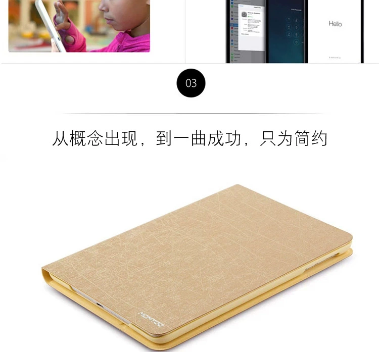Apple iPad mini4 7,9 inch tay áo bảo vệ bao gồm tất cả nhỏ 1/3 tablet vỏ A1489 Mini2 - Phụ kiện máy tính bảng ốp lưng ipad air