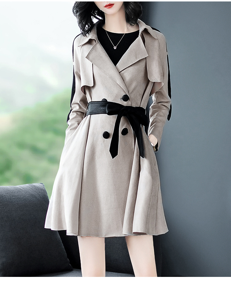 Trench pour femme CYANINE MER      en Polyester en Polyester - Ref 3226665 Image 8