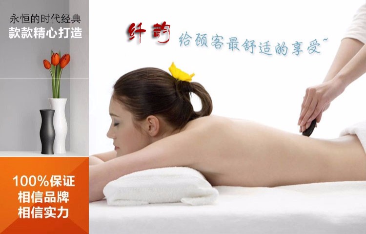 Châu âu đơn giản linen vẻ đẹp cơ thể giường massage bộ bông và vải lanh bốn bộ SPA trải giường giường gội đầu sản phẩm custom made