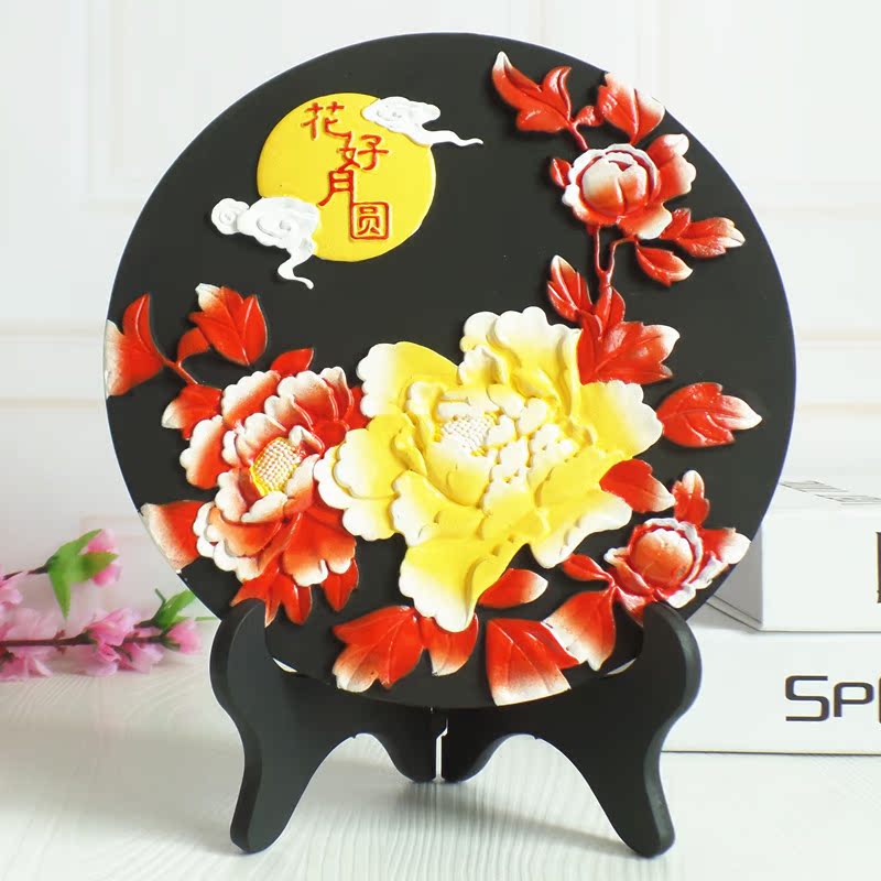 Tủ rượu Trang trí hiện đại Đơn giản mới Phong cách Trung Quốc Phòng khách Di chuyển Than hoạt tính Khắc Thủ công Nội thất gia đình shop bán đồ dcor bàn học