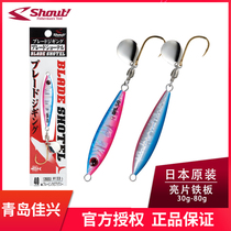 SHOUT Road Ferrous Plate Bright Sheet Bait Iron Plate Hook Swivel Bright Sheet Hook Sea Fishing Boat Fishing Teething Bass 50 gr 80 gr