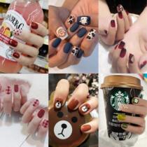 Nail art Nail strips false nails removable chic fake nails