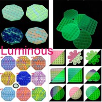 Luminous Glow in The Dark Fidget Silicone Toys Anti Stress