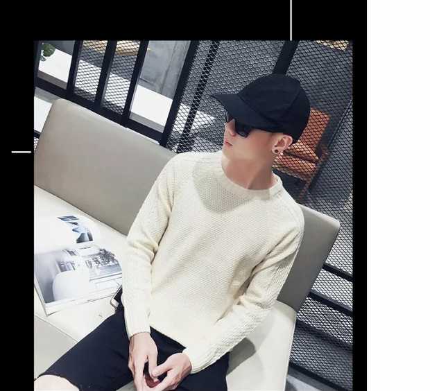 Áo len nam mùa thu cổ tròn Hàn Quốc áo len cao cổ Áo len mùa đông Áo len nam học sinh dày shop thời trang nam