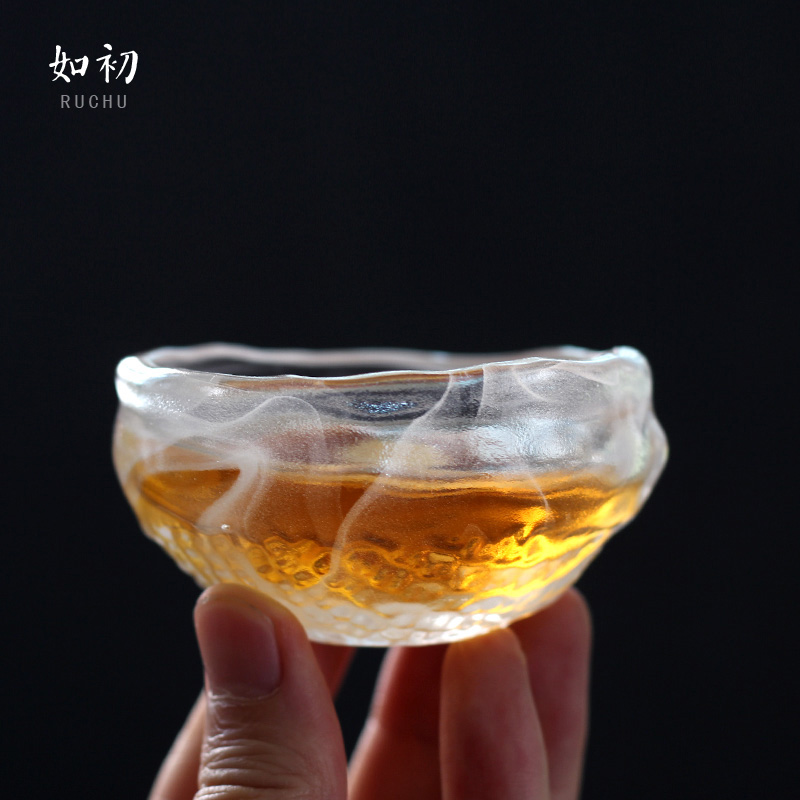 Ancient Method Glazed Tea Cup Tasting Cups Day Style Cups Handmade Frozen Burning Master Tea Cups Anti-Scalding Tea Cup