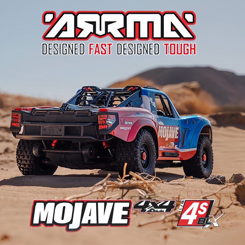 Arrma 1:8 Mojave 4S Blx Desert Off-Road Short Truck Model Electric Rc High-Speed Remote Control Car Arrma 1:8 Mojave 4S Blx Desert Off-Road Short Truck Model Electric Rc High-Speed Remote Control Car