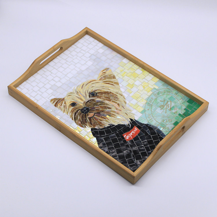 Yuesen living pet memorial custom) original large tray coffee tray) cultural surrounding girlfriends and friends gifts