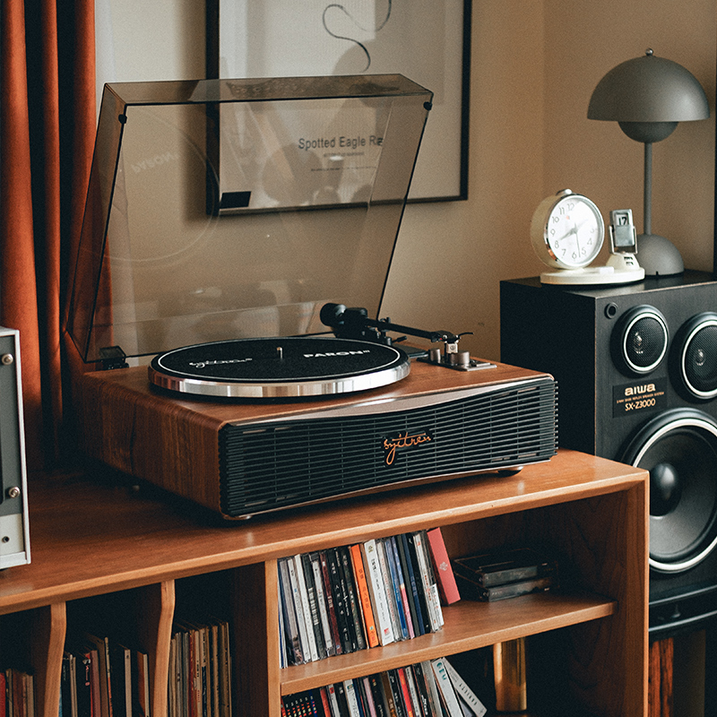 syitren Setalin PARON ビニールレコードプレーヤー オーディオ蓄音機 レトロレコードプレーヤー Bluetooth フィルム統合
