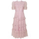 FEXATA Feiges Light Luxury Dress 2024 Summer New Romantic Mesh Lace Skirt