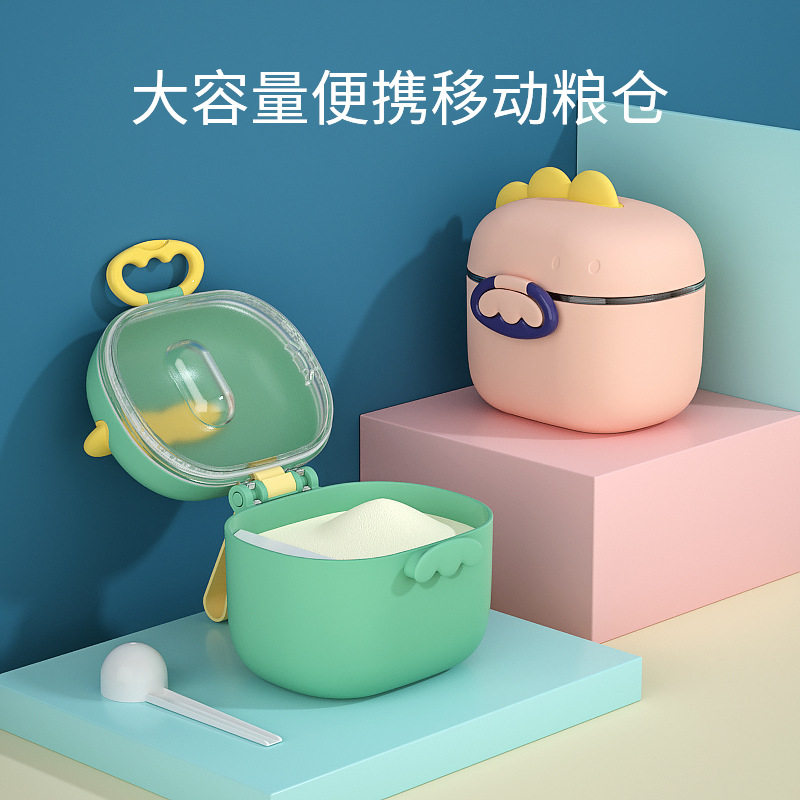 Minority protein powder box shaker cup fitness powder box out portable independent storage tank storage box sub-packing tank