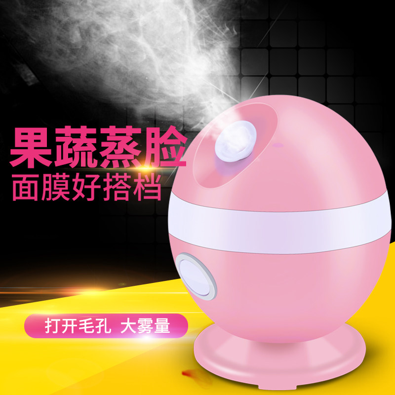 Hot spray face steamer Moisturizing instrument Fruit and vegetable steamer facial humidifier Household portable to open pores