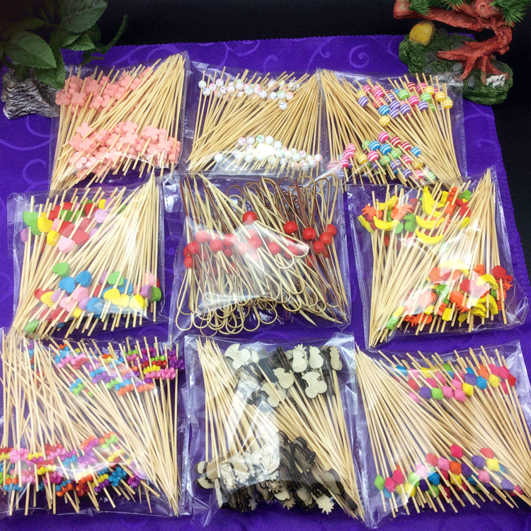 Flower Sign One-off Fruit Sign Art Sign Chicken Tail Sign Wine Sign Fruit Sign Refreshments Bamboo sign Sign Creative Sign