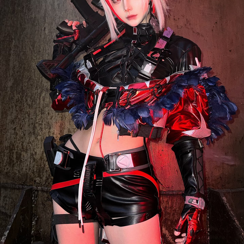 Game Delta Operation Cosplay Costume Mai Xiaowen Collaboration with Arknights W. Vishdale