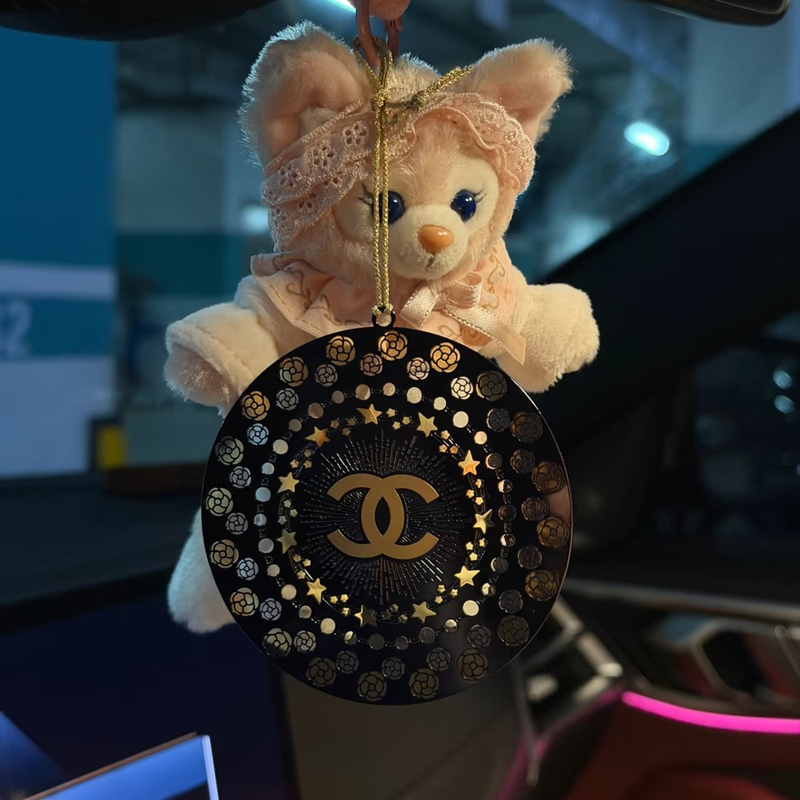 In Stock Chanel Gift 2025 Christmas Gold Ornament Dazzling Star Ring Ornament/Diy Pendant/Car Hanging In Stock Chanel Gift 2025 Christmas Gold Ornament Dazzling Star Ring Ornament/Diy Pendant/Car Hanging