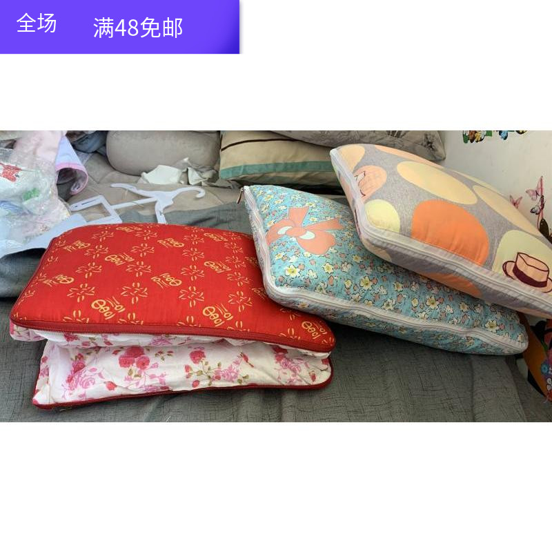 Foreign trade Original Single summer cotton clip thin cotton children cold quilt dual-purpose pillow kindergarten portable quilt