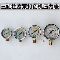 Oil-immersed 22 26 30 60 Three-cylinder piston pump Pesticide pump Spray pump Dosing machine accessories Air pressure pressure gauge