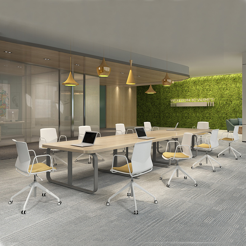 Nordic leisure office chair staff swivel chair backrest plastic chair home computer chair simple meeting training chair armrest