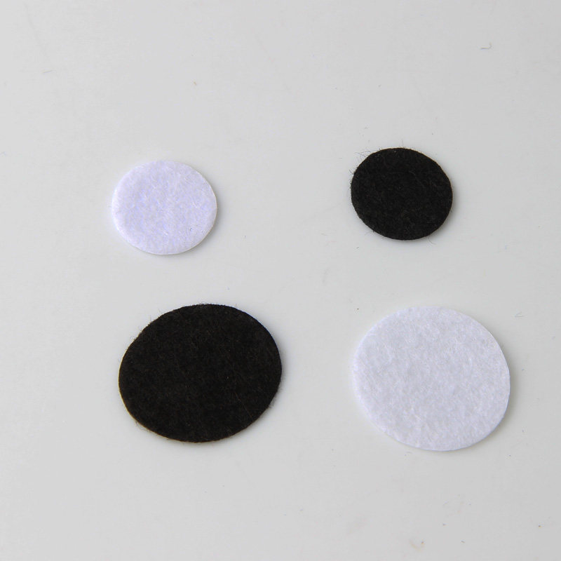 Unwoven cloth ellipsoidal wafer flowers bottom of 10 pieces