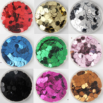 6mm side holes bright sheet diy handmade sequin children Pearl pieces Shoes Hat Dance dress Belly Leather Dance Accessories