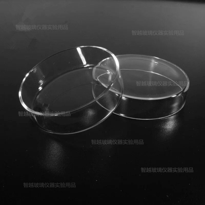 GLASS PETRI DISH 100MM BOTTOM COVER SET FOR MICROBIAL OR CELL CULTURE PROMOTION