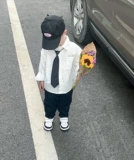 Детский галстук для мальчиков, галстук-бабочка, рубашка для раннего возраста, манекен головы, Южная Корея