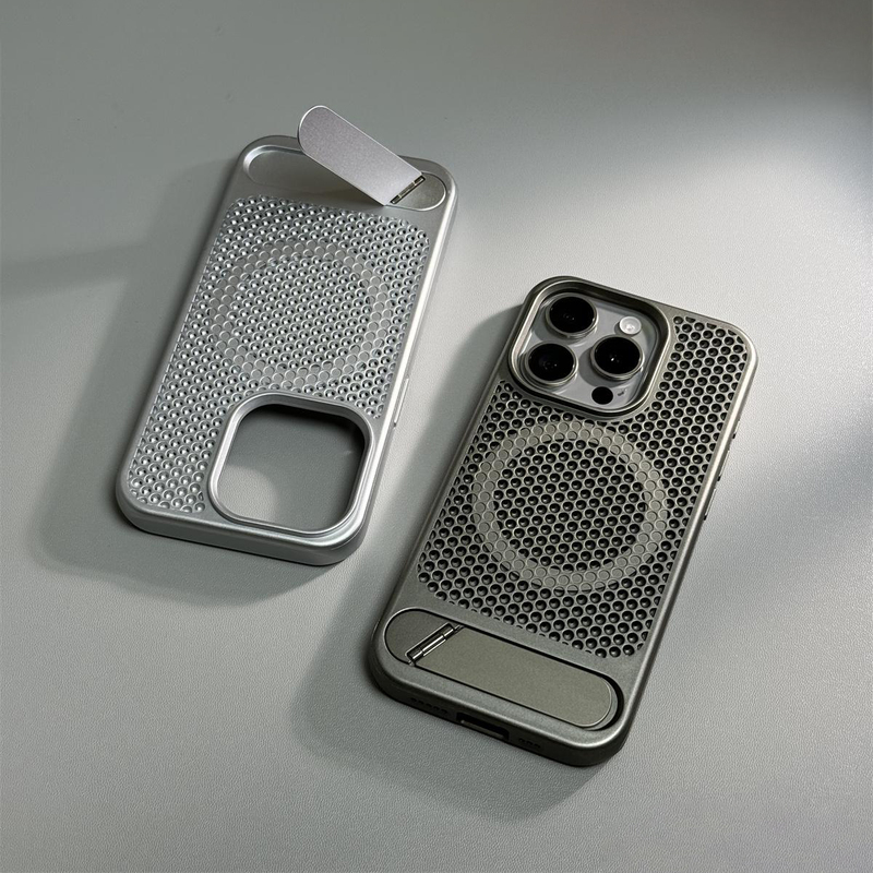 Honeycomb Cooling Magnetic Case Suitable for Apple 17 Pro Max, New Folding Stand, Protective Cover, Premium Feel, Full Coverage, Anti-Drop, Trendy, Plus, Women, Men, Air Honeycomb Cooling Magnetic Case Suitable for Apple 17 Pro Max, New Folding Stand, Protective Cover, Premium Feel, Full Coverage, Anti-Drop, Trendy, Plus, Women, Men, Air