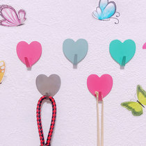 Student dormitory self-adhesive hook ins Wind cute 3m seamless adhesive hook strong adhesive wall hanging key Cabinet