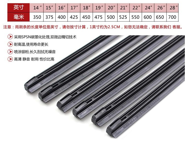 Gạt nước GAO lưỡi gạt nước GA3 / GA5 dải gạt nước Buick angkeweiangkelei luoi gat mua oto