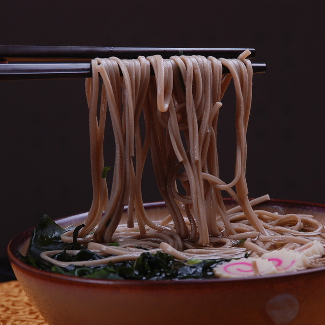 Buckwheat noodles 200g*5 bags of mixed noodles Ramen noodles Convenient instant grain whole grain noodles Qiao Mai low-fat noodles