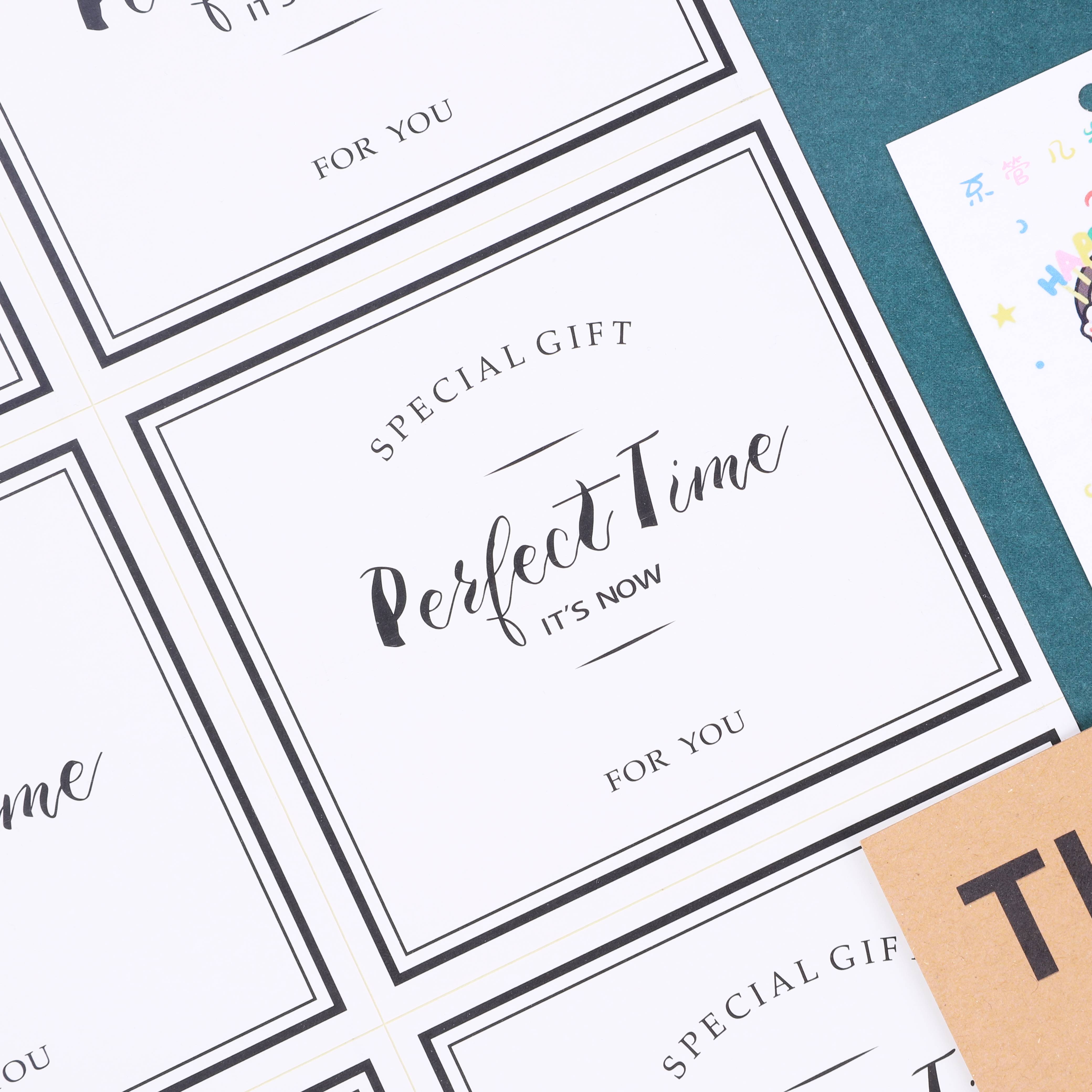 Little Papermaker Perfect Time sticker baking handmade dessert decoration stickers