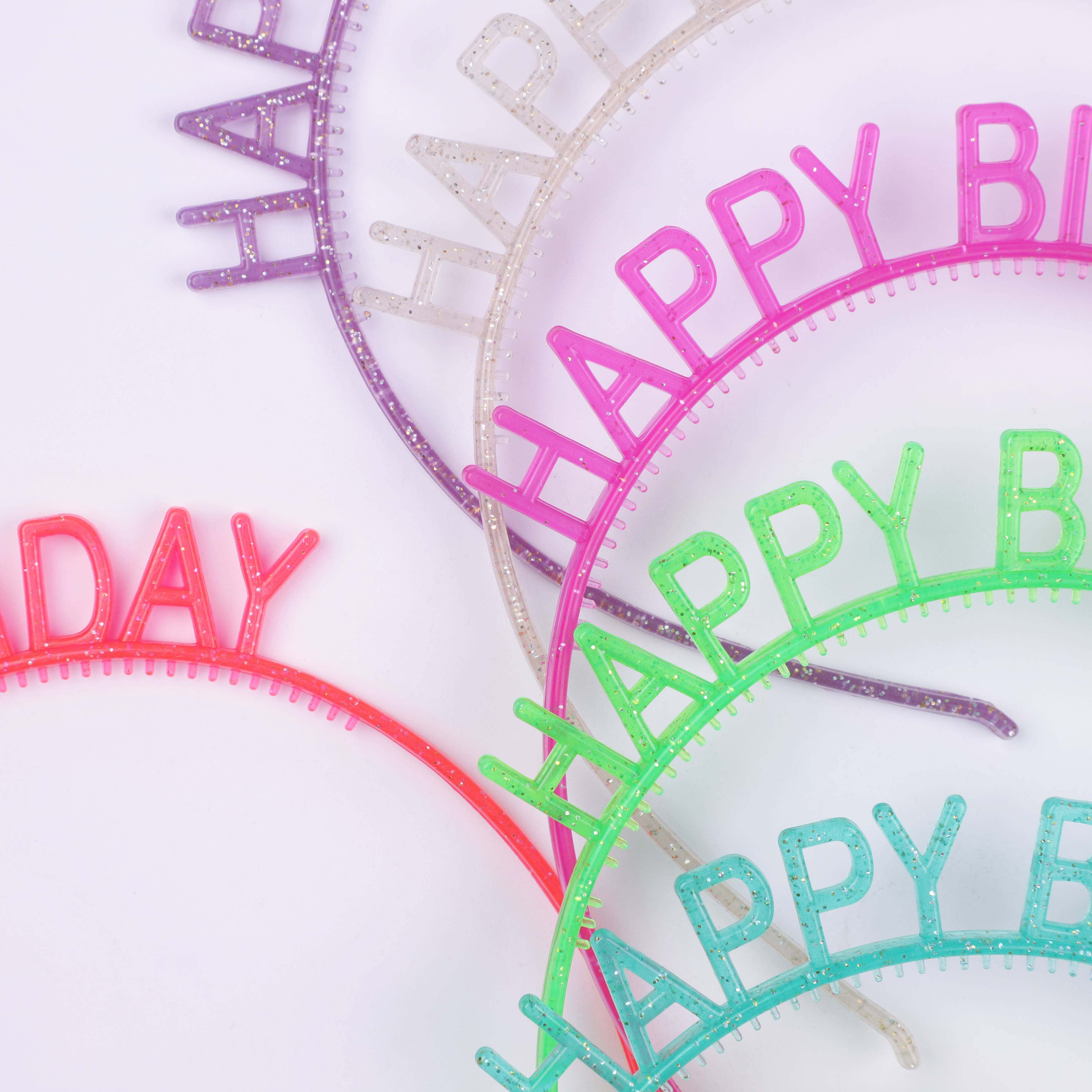 INS Happy Birthday Hair Hoop HappyBirthday Alphabet Children Party Props Headwear