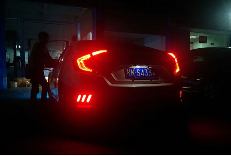 Suitable for 16-18 Honda Civic Daytime Running Lights, Special Modified Led Driving Lights and Bar Lights for Honda Civic