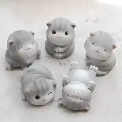 Cat desktop desk ornaments cure Birthday Valentine's Day Valentine's Day gift for men and women creative cute trinkets