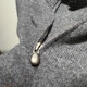 [Egg Zipper Detail/100% Wool]Half-Zip Turtleneck Sweater, Lazy Style, Casual Loose Knit Top for Women