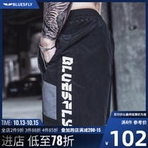BLUESFLY running quick-dry sports shorts mens five-point pants stretch training fitness basketball beach shorts