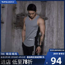 Original gray-black color matching splicing loose sports vest fitness clothes muscle training tide man summer and autumn quick dry sweat absorption