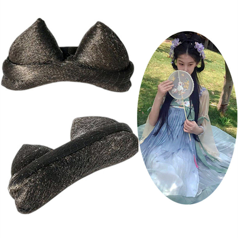 Cat ears hair style bungled ancient wind hair Bauhaus Handmaid's residual party ancient dress styling head cushion invented to make cute fairy wig