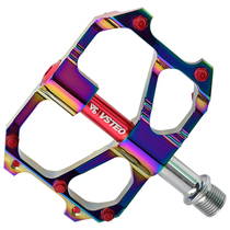 VSTEO bicycle pedals Six bearing bearings Ultra-light universal pedals BMX non-slip folding colorful